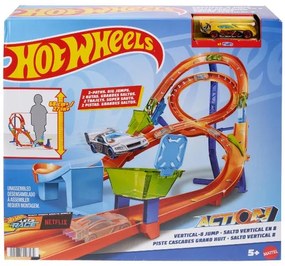 Hot Wheels Mestská transformačná pretekárska veža / Akčná skokanská dráha 8 (vertikálna osmičková dráha Hmb15)  (100396475)