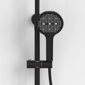 Rea Farel, sprchový set s vaňovým výtokom, čierna matná, REA-P0354