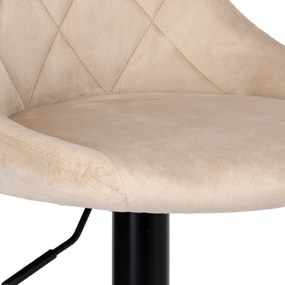 JAKS Barová stolička cydro velvet béžová