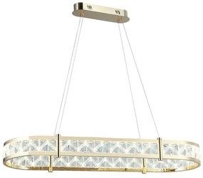 LED stmievateľný závesný luster na lanku ENRIQUE LED/50W/230V 3000-6000K + diaľkové ovládanie