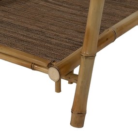 Bambusový regál v prírodnej farbe 48x100x45 cm Manali – Ixia