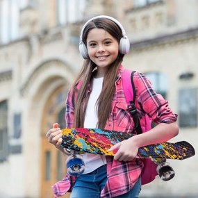 Svietiaci skateboard LED RGB KOLIESKA
