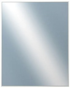 DANTIK - Zrkadlo v rámu, rozmer s rámom 40x50 cm z lišty Hliník biela (7273027)