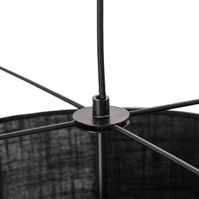 Dizajnové závesné svietidlo čierne - Rich