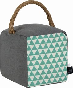 Textilná dverná zarážka 16x14 cm mätová