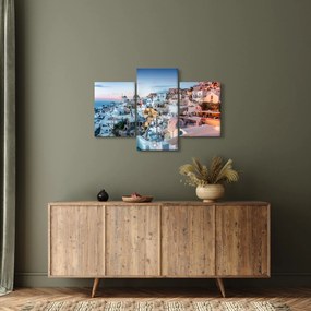 Obraz - Súmrak v Santorini (90x60 cm)