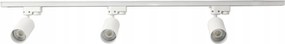 LED koľajnica 1m + 3x GU10 bodové žiarovky - sada