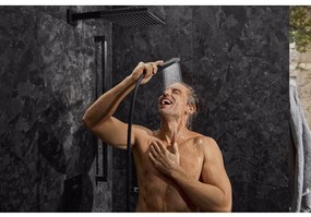 Hansgrohe Pulsify E - Tyčová ručná sprcha 100 1jet EcoSmart+, čierna matná 24321670