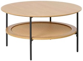 Dizajnový konferenčný stolík Lakshmana 80 cm prírodný dub