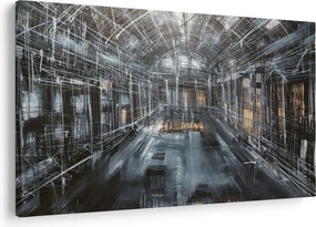 Obraz interiéru starej budovy (90x60 cm)