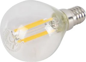 Sada 5 stmievateľných LED žiaroviek E14 Globe P45 5W 470lm 2700K