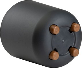 PLASTOVÝ KVETINÁČ TERRA 24X27,5 CM ANTRACITOVÁ