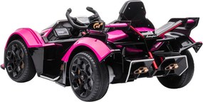 LEAN CARS Elektrické autíčko Lamborghini GT HL528 LED svetlá MP3 ružové