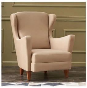 Kreslo ušák NUPI krémové