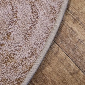 AladinWorld Expres, Kusový koberec Scroll béžový kruh, 200x200 (priemer) kruh, béžová, obývacia izba