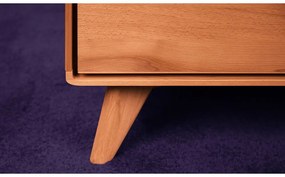 Nízka komoda z bukového dreva 134x63 cm Greg - The Beds