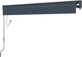 Elektrická markíza BestBerg BBSU-E295CG / 295 × 250 cm / sivá