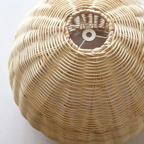 Toolight - Stropné svietidlo z prírodného bambusu Boho E27 60W APP882-1CP, hnedá, OSW-05242