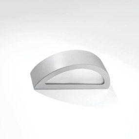 Sollux Lighting Nástenné keramické svietidlo ATENA sivé