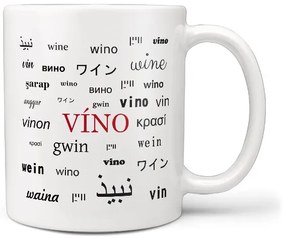 Hrnček Víno – jazyky