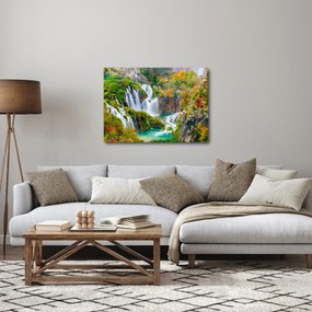 Obraz - Národný park Plitvické jazerá (70x50 cm)