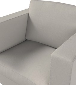 Poťah na kreslo Karlanda, krátky farba produktu béžová látka zapletaná