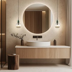 Luster na lanku SOPHIA 1xE14/10W/230V čierna/zelená/dymová béžová