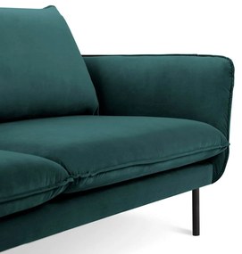 Zamatová trojmiestna pohovka Vienna 200 × 92 × 95 cm