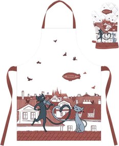 GiftyCity Detská zástera a chňapka , Mačky