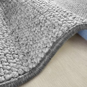 AKCIA: 70x240 cm Metrážny koberec Wolly 920 šedá, šíře, šedá, filc, obývacia izba, Balta