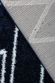 Koberec Boho 610 NAVY BLUE/CREAM rozmery koberec: 80x150 cm