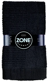 Čierny uterák Zone Classic, 50 × 70 cm