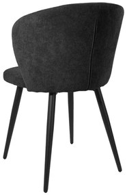 Jedálenská stolička KROSBY čierna