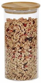 Kesper 38010 Skladovacia sklenená dóza, pr. 10 cm, 1200 ml