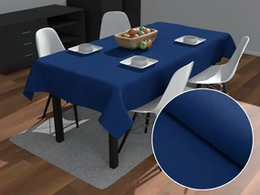 Biante Dekoračný obdĺžnikový obrus BKS-411 Námornícka modrá 140x220 cm