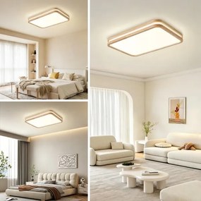 Brilagi - stmievané LED svietidlo MOLINA SQUARE LED/54W/230V dub 60x40 cm + DO