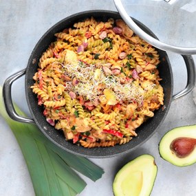 TESCOMA panvica hlboká PRESIDENT Stone s pokrievkou ø 24 cm , 24 cm