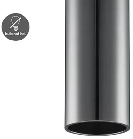 Luster na lanku SAGA 1xE27/40W/230V čierna