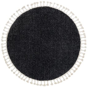 Kusový koberec Berber 9000 grey kruh, 120x120 (priemer) kruh, šedá, obývacia izba, Dywany Łuszczów