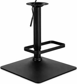LuxuryForm DESIGN Podstava pre barové stoličky – čierna hranatá podstava (set)