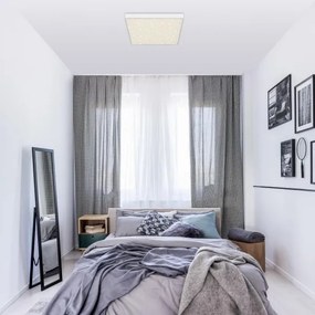 Briloner 7078-416 - LED Stropné svietidlo STAR SKY LED/21W/230V 28x28 cm biela