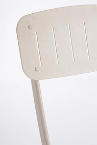 Béžová oceľová záhradná jedálenská súprava pre 2 Yvonne – Bizzotto