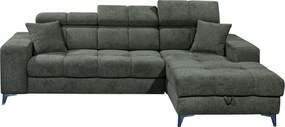XXXLutz ROHOVÁ SEDAČKA, textil, tmavozelená MID.YOU - Sedačky - 002220047404