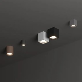 Ideal Lux - Vonkajšie bodové svietidlo TECHO 1xGU10/20W/230V 15x15 cm IP54 hnedé