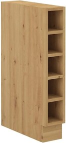 Dolný kuchynský regál Lucid 15 D OTW BB (korpus: dub artisan + front: mdf biela). Vlastná spoľahlivá doprava až k Vám domov. 1134627
