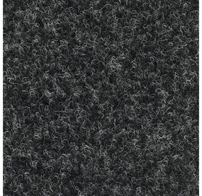 Podlahový koberec záťažový Metro LF - latex šírka 400 cm antracit (metráž)