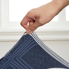 4Home Napínací poťah na stoličku Elegant modrá, 45-50 cm, súprava 2 ks