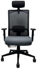 Kancelárska ergonomická stolička DVIS — látka, sieť, viac farieb Antracit