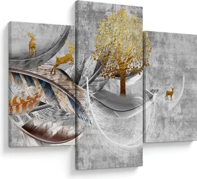 Obraz - Koláž (90x60 cm)