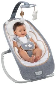 Ingenuity™ Detské ležadlo Rocking Seat Bella Teddy, sivá  (100392206)